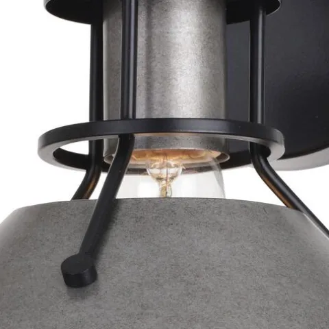 Best Reviews Of Patriot Lighting® Ashtyn Matte Black & Charcoal Patina 1-Light Vanity Light