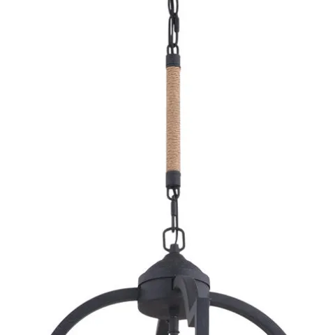 Best Reviews Of Patriot Lighting® Beaumont Textured Gray 6 Light Pendant