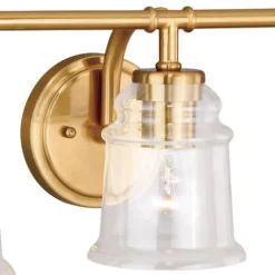 Best Reviews Of Patriot Lighting® Toledo Natural Brass 3 Light Vanity Light
