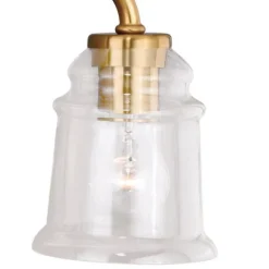 Best Reviews Of Patriot Lighting® Toledo Natural Brass 3 Light Vanity Light