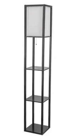 Best Reviews Of Patriot Lighting® Square Shelf Tower Floor Lamp