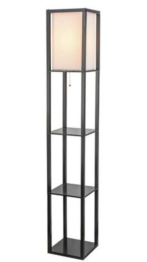 Best Reviews Of Patriot Lighting® Square Shelf Tower Floor Lamp