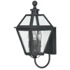 Best Sale Patriot Lighting® Nottingham Textured Black 3-Light Outdoor Wall Light