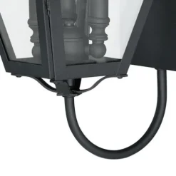 Best Sale Patriot Lighting® Nottingham Textured Black 3-Light Outdoor Wall Light