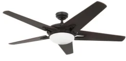 Best Sale Patriot Lighting™ Midori Ii 52″ Oil-Rubbed Bronze Indoor Led Ceiling Fan