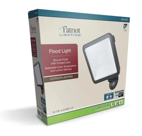 Best Sale Patriot Lighting® Bronze Led Dusk-To-Dawn Outdoor Security Flood Light