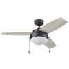 Best Sale Patriot Lighting® Joselynn 42″ Bronze Indoor Led Ceiling Fan