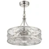 Best Sale Patriot Lighting™ Urbaine 24″ Polished Nickel Fandelier
