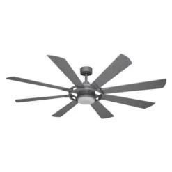 Best Sale Patriot Lighting™ Holland 68″ Painted Galvanized Indoor/Outdoor Integrated Led Ceiling Fan