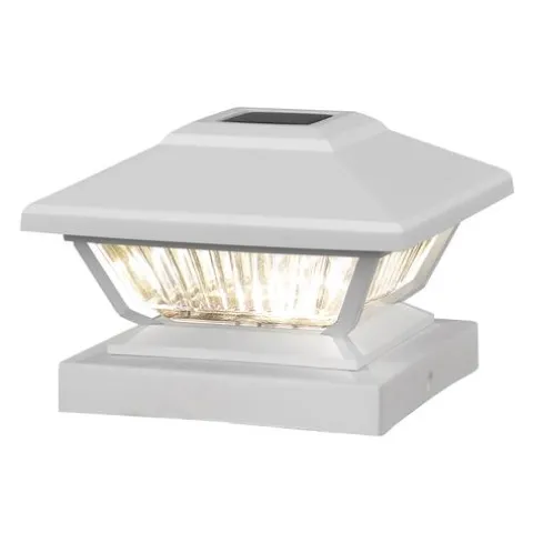 Best Sale Patriot Lighting® Solar Led Lucy White Post Cap Landscape Light 2-Pack
