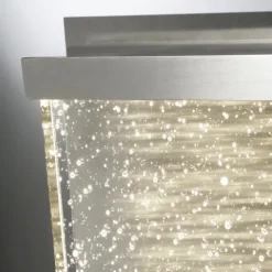 Best Sale Patriot Lighting® Paradiso Satin Nickel Integrated Led Outdoor Wall Light