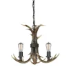 Best Sale Patriot Lighting® Norwood 3-Light Black Walnut Chandelier