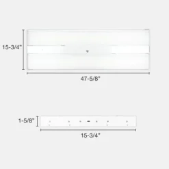 Best Sale Patriot Lighting® 29253 Lumen 47″ White Integrated Led High Bay Light