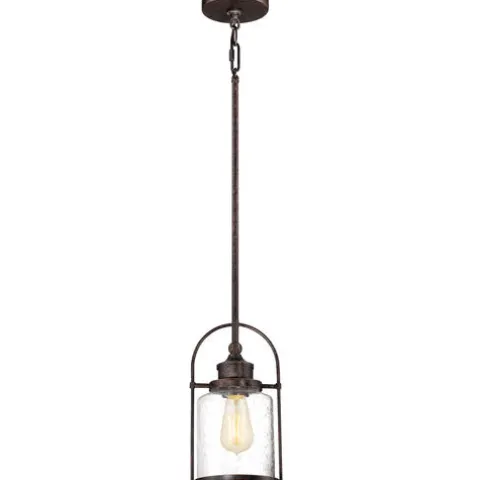 Best Sale Patriot Lighting® Resto Imperial Bronze 1-Light Mini Pendant