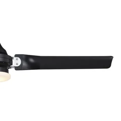 Best Sale Patriot Lighting™ Istanbul 52″ Black With Chrome Accent Indoor/Outdoor Led Ceiling Fan