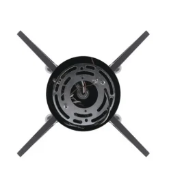 Best Sale Patriot Lighting® Dryden Matte Black & Brushed Nickel 4-Light Chandelier