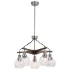 Best Sale Patriot Lighting® Avondale Satin Nickel 5 Light Chandelier