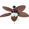 Best Sale Patriot Lighting™ Florida Breeze 52″ Bronze Indoor/Outdoor Led Ceiling Fan