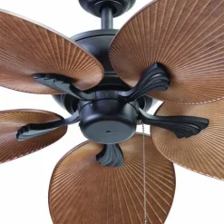 Best Sale Patriot Lighting™ Florida Breeze 52″ Bronze Indoor/Outdoor Led Ceiling Fan