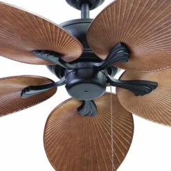 Best Sale Patriot Lighting™ Florida Breeze 52″ Bronze Indoor/Outdoor Led Ceiling Fan