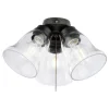 Best Sale Patriot Lighting® Peterson 3-Light Oil-Rubbed Bronze Led Ceiling Fan Light