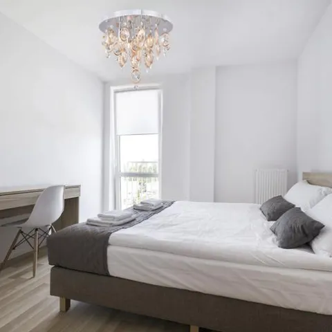 Best Sale Patriot Lighting® Elegant Home Raina Chrome & Copper 4-Light Flush Mount Ceiling Light
