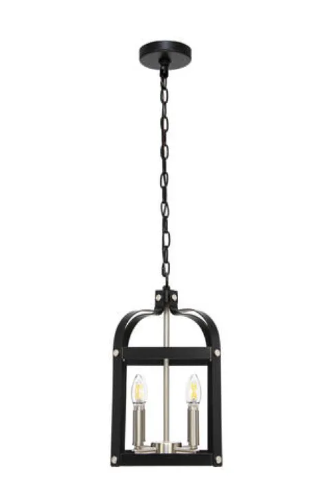Brand New Patriot Lighting® Bazel Black 4-Light Pendant