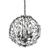 Brand New Patriot Lighting® Trellis Architectural Bronze With Gold Accent 4-Light Pendant