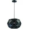 Brand New Patriot Lighting® Geona Black 1-Light Pendant