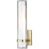 Brand New Patriot Lighting® Vilo Natural Brass 1 Light Vanity Light