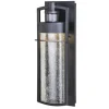 Brand New Patriot Lighting® Dualux® Logan Carbon Bronze Led Outdoor Wall Light