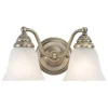 Brand New Patriot Lighting® Standford Antique Brass 2 Light Vanity Light