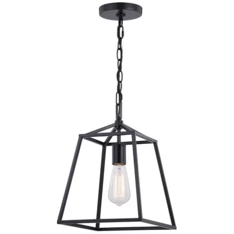 Brand New Patriot Lighting® Hayes Black Mini Pendant