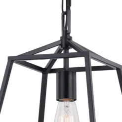 Brand New Patriot Lighting® Hayes Black Mini Pendant