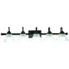 Brand New Patriot Lighting® Cardiff Oil Burnished Bronze 5 Light Vanity Light