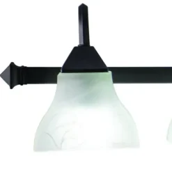 Brand New Patriot Lighting® Cardiff Oil Burnished Bronze 5 Light Vanity Light