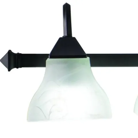 Brand New Patriot Lighting® Cardiff Oil Burnished Bronze 5 Light Vanity Light