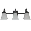 Brand New Patriot Lighting® Squire Brushed Bronze 3-Light Vanity Light