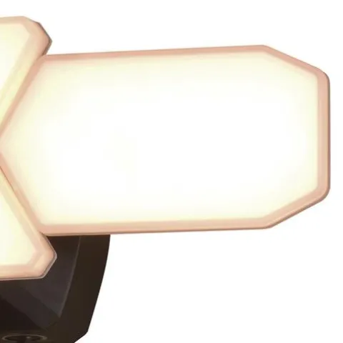 Brand New Patriot Lighting® Dualux Bronze Led 4-Head Motion Sensor Outdoor Security Flood Light