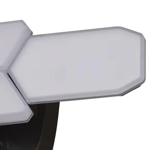 Brand New Patriot Lighting® Dualux Bronze Led 4-Head Motion Sensor Outdoor Security Flood Light