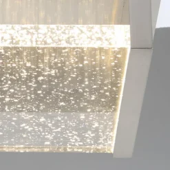 Brand New Patriot Lighting® Paradiso Chrome Integrated Led Outdoor Flush Mount Ceiling Light