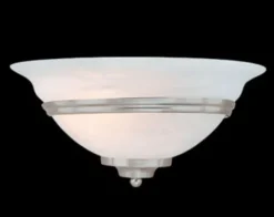Brand New Patriot Lighting® Da Vinci 1-Light Brushed Nickel Indoor Wall Light