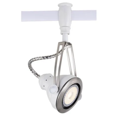 Brand New Patriot Lighting® Trella 1-Light White Led Track Lighting Head