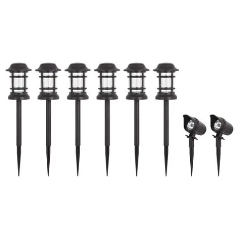 Brand New Patriot Lighting® Loretto Low Voltage Led Landscape Light Set – 8 Pack
