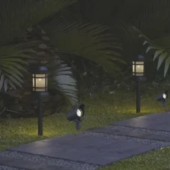 Brand New Patriot Lighting® Loretto Low Voltage Led Landscape Light Set – 8 Pack