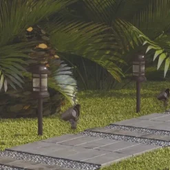 Brand New Patriot Lighting® Loretto Low Voltage Led Landscape Light Set – 8 Pack