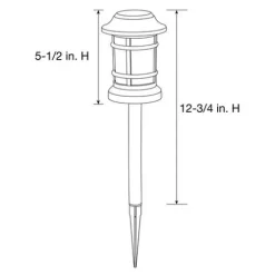 Brand New Patriot Lighting® Loretto Low Voltage Led Landscape Light