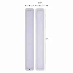 Brand New Patriot Lighting® 18″ Led Plug-In Under Cabinet Strip Light – 2 Pack
