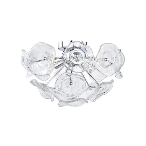 Brand New Patriot Lighting® Dessa Chrome 3-Light Flush Mount Ceiling/Pendant Light