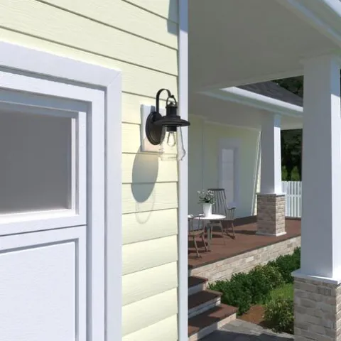 Brand New Patriot Lighting® Dualux® Bridgeport Oil-Rubbed Bronze Outdoor Wall Light
